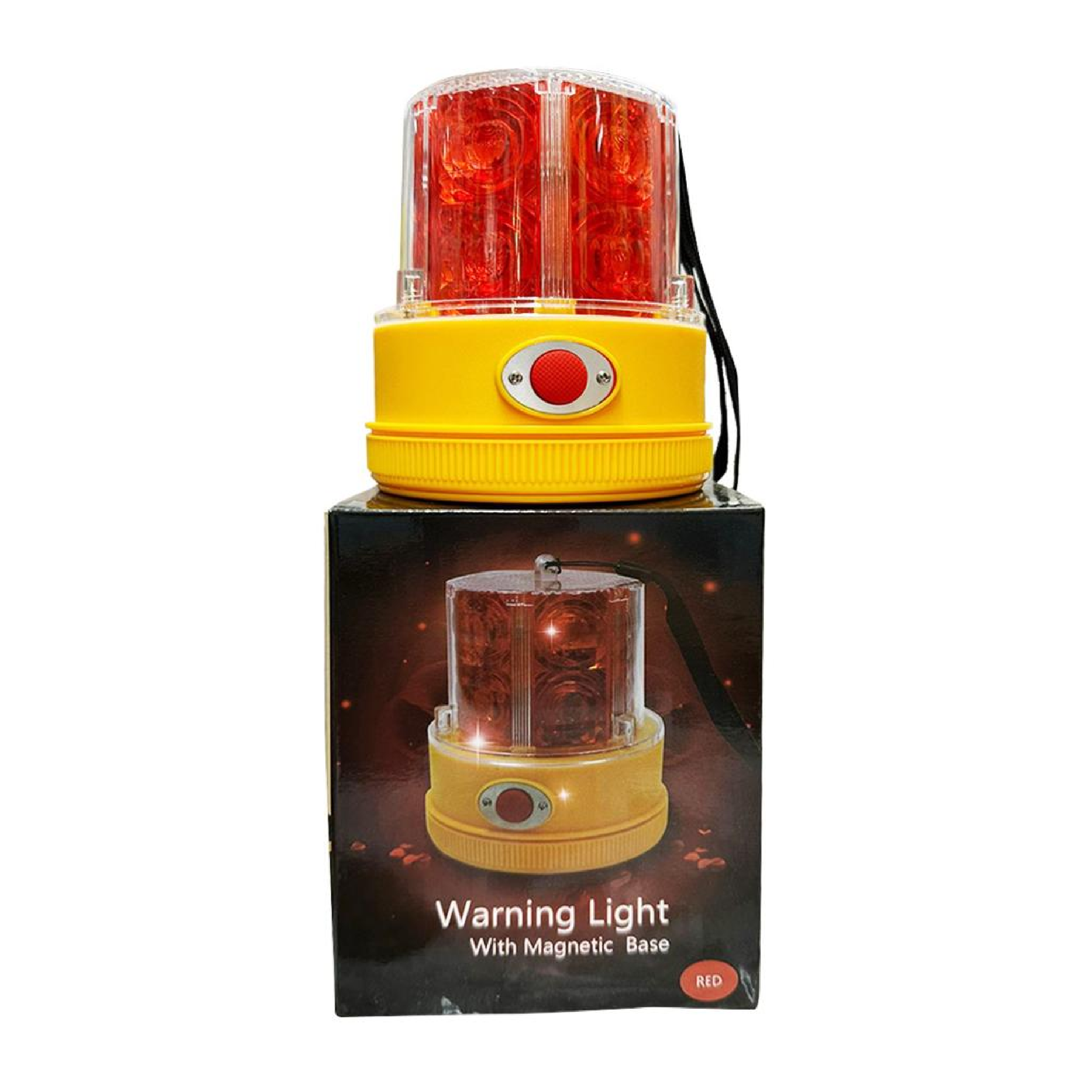 Warning Blinking RED Lights LED With Magnetic Base